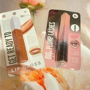 🛍️2 Beauty Intuition Rosy Nude Lip Gloss 💄 & Big Plump Lashes Mascara 💥